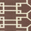 Quadrille Brighton Reverse Brown Fabric 300428F