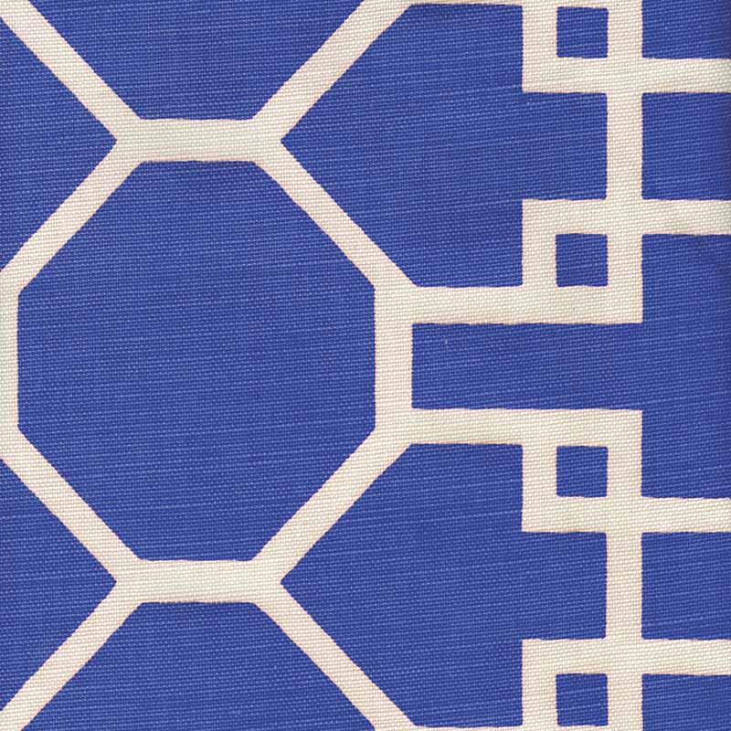 Quadrille Brighton Reverse New Navy Fabric 300429F