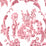 Quadrille Madame Butterfly Pinks Wallpaper Sample 301342W