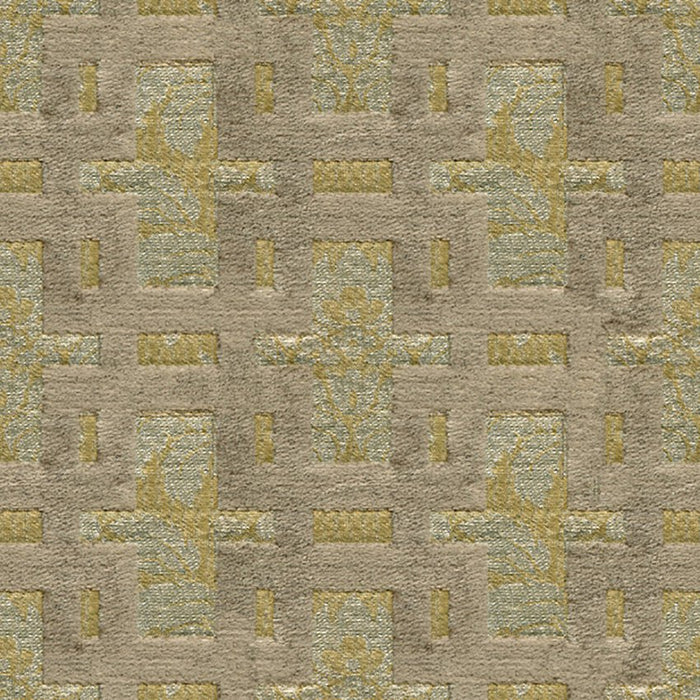 Kravet Couture Intricate Cuts Platinum Fabric Sample 30195.106.0