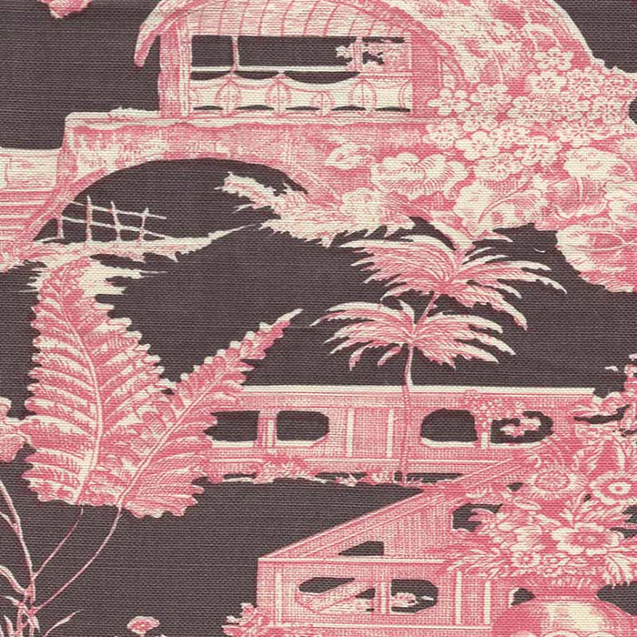 Quadrille Paradise Garden Rose Fabric Sample 301963F