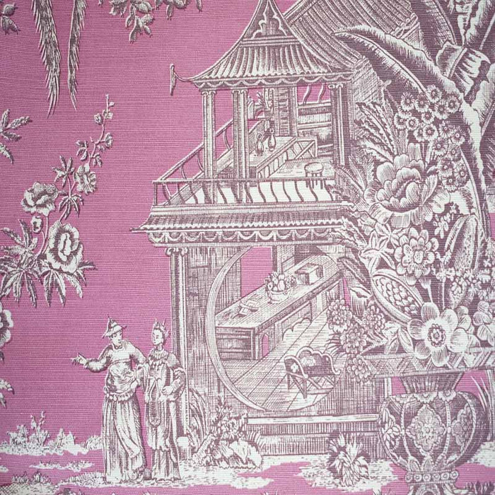 Quadrille Paradise Garden Purple Fabric 301966F