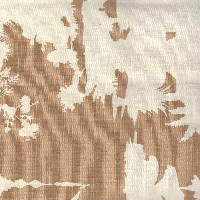 Quadrille Paradise Background Camel Fabric Sample 301984F