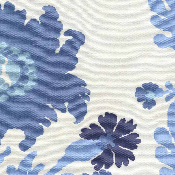 Quadrille Henriot Floral Blues Fabric Sample 302047FLC