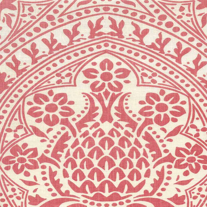 Quadrille Pina Tomato Fabric Sample 302132F