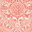 Quadrille Pina Tomato Wallpaper Sample 302132W