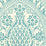 Quadrille Pina Dark Turquoise Wallpaper Sample 302133W