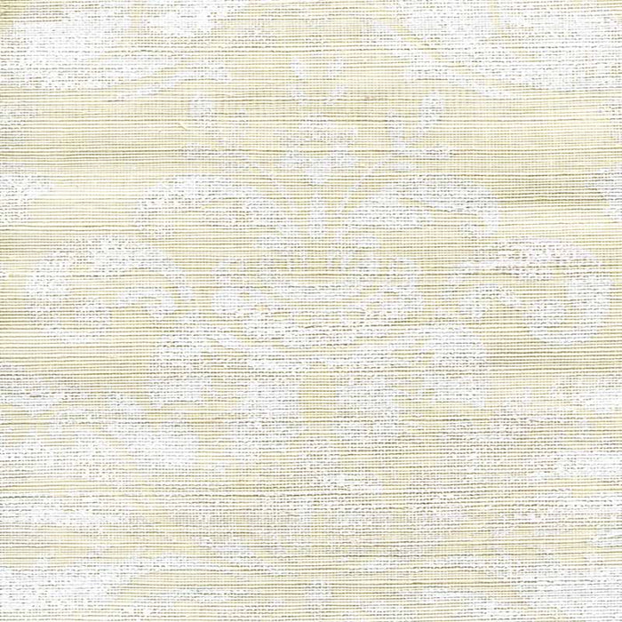 Quadrille Monty On Grasscloth Ivory White Wallpaper Sample 302150R-00