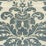 Quadrille Monty On Grasscloth Slate-blue Wallpaper Sample 302150R-02