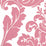 Quadrille Monty Dark Pink Wallpaper 302163W