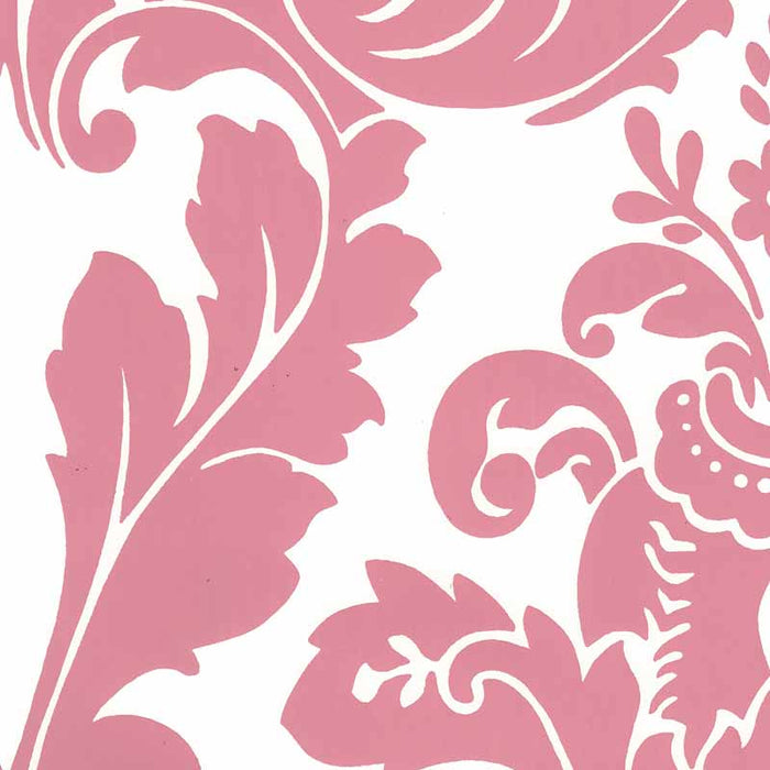 Quadrille Monty Dark Pink Wallpaper Sample 302163W