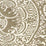 Quadrille Veneto Gold Metallic Fabric Sample 302210F-M