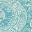 Quadrille Veneto Dark Turquoise Fabric 302211F