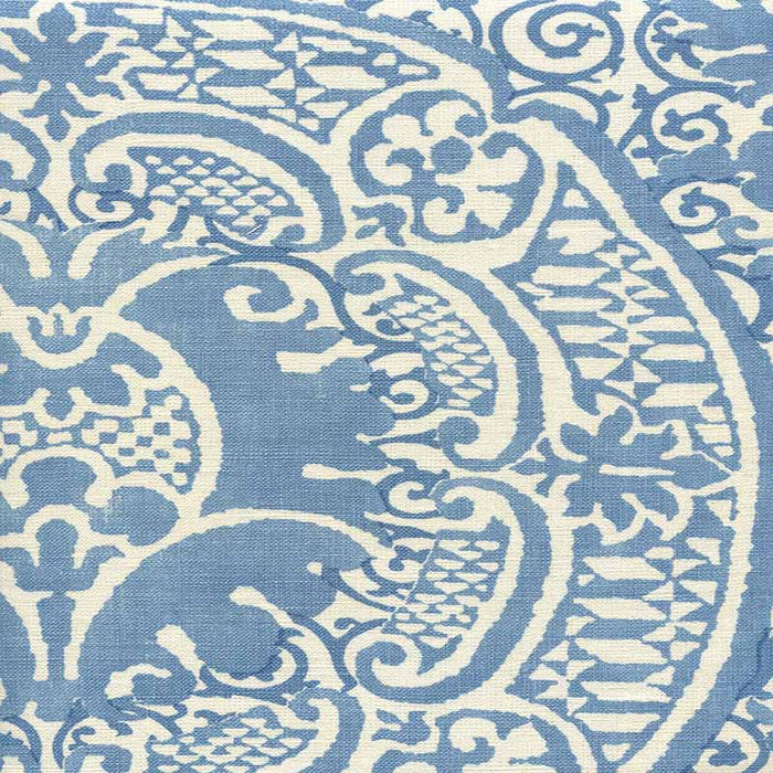 Quadrille Veneto Denim Blue Fabric Sample 302217F