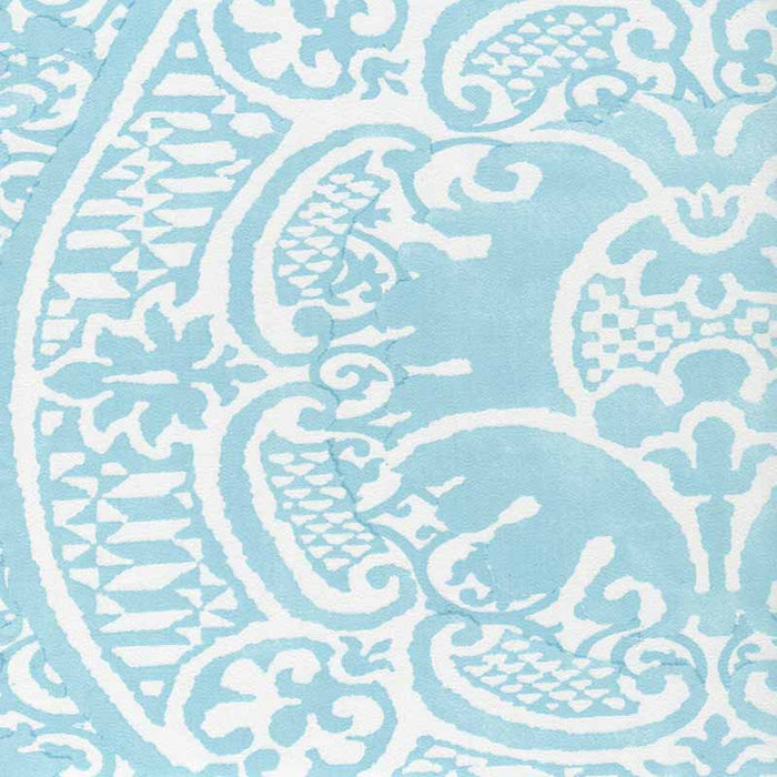 Quadrille Veneto Pale Aqua Fabric Sample 302226FWC