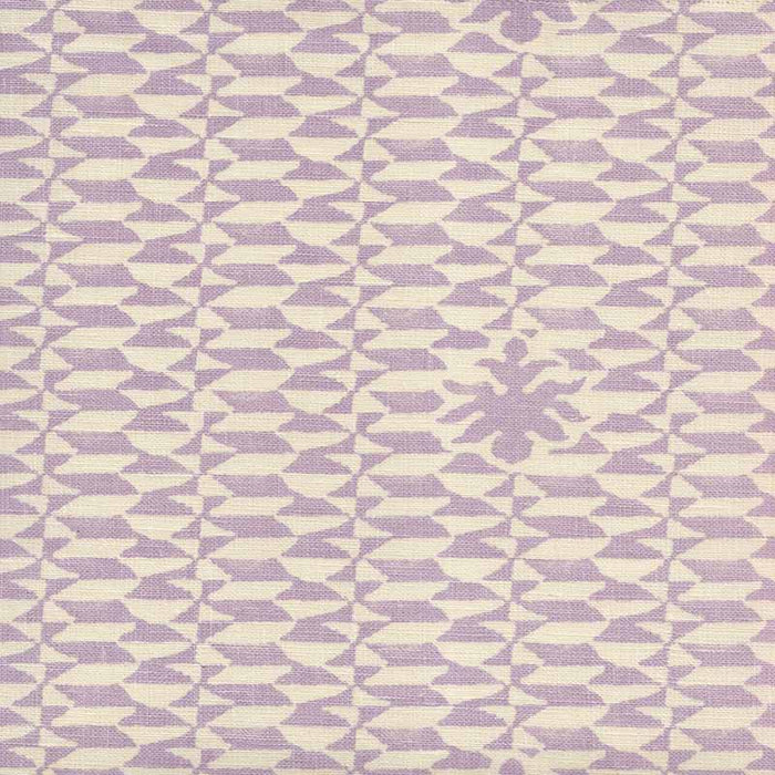 Quadrille Carlo Ii Neutral Soft Lavender Fabric Sample 302230B-05