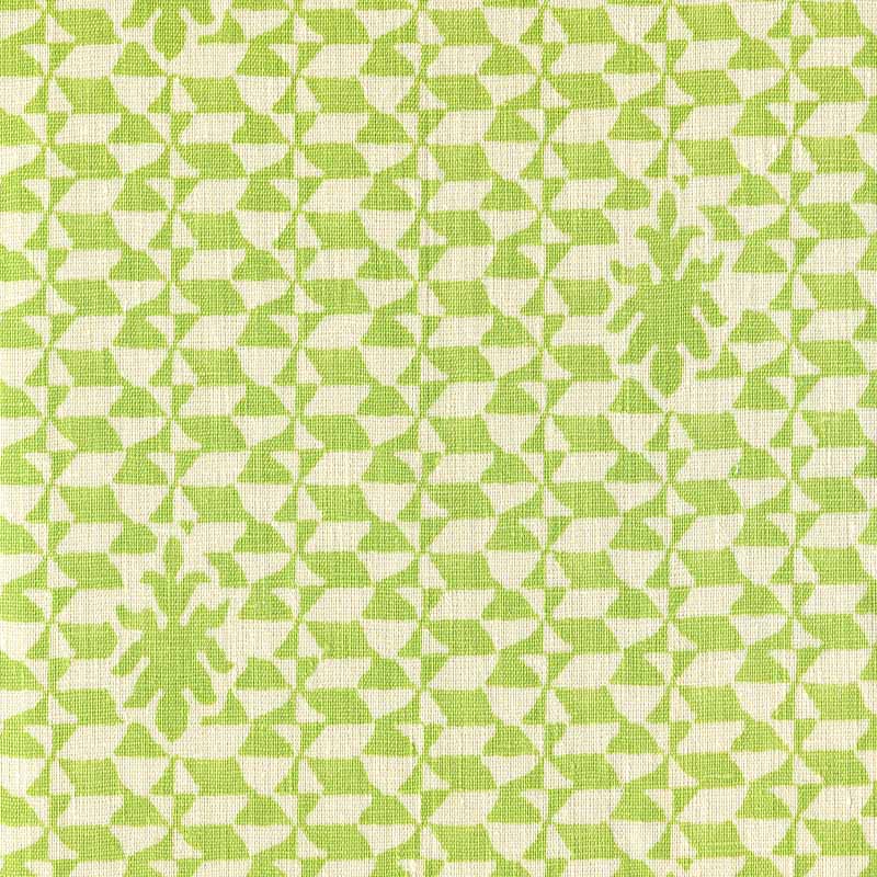 Quadrille Carlo Ii Green Fabric 302238F