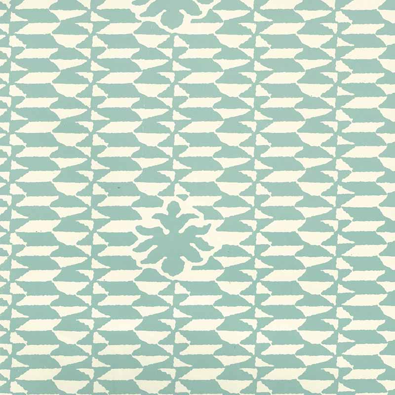 Quadrille Carlo Ii Teal Wallpaper Sample 302239OWP