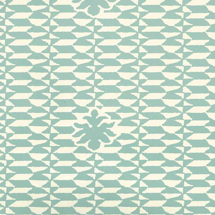 Quadrille Carlo Ii Teal Wallpaper 302239OWP