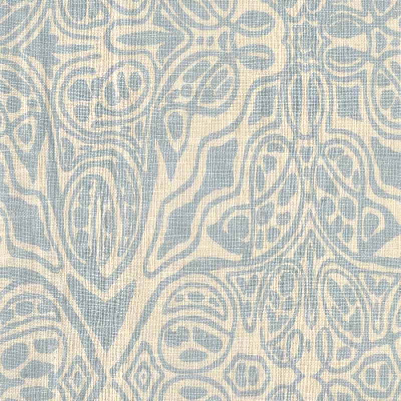 Quadrille San Michele Parma Blue Fabric 302252F