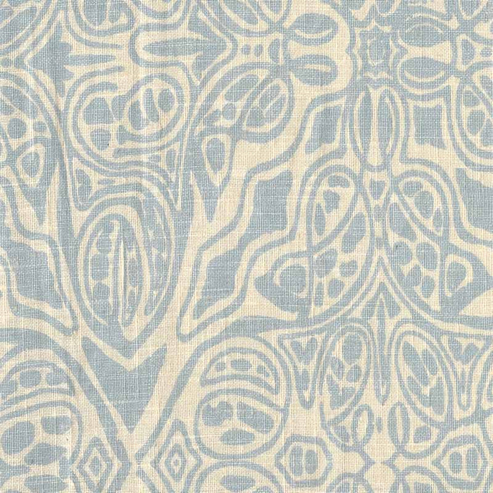 Quadrille San Michele Parma Blue Fabric 302252F