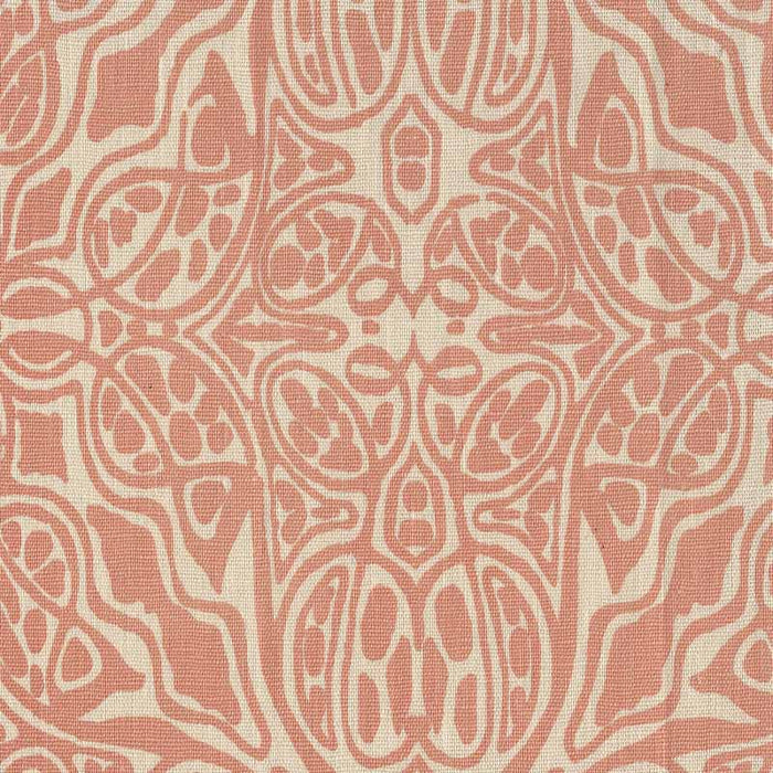 Quadrille San Michele Terracotta Fabric Sample 302258F