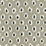 Quadrille Moroc Grey Black On Oyster Fabric Sample 302274P