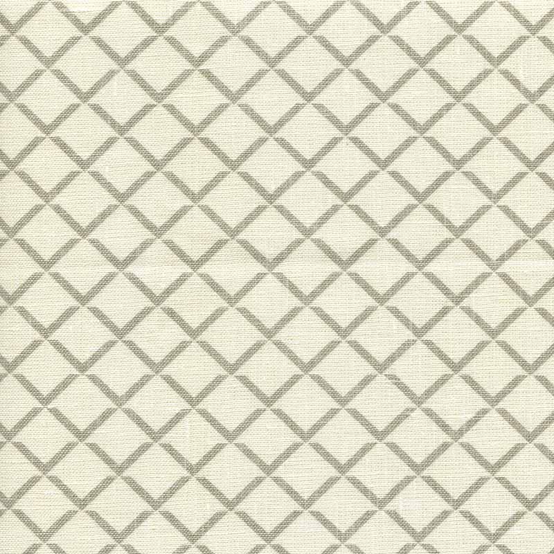 Quadrille Terrace Grey Fabric 302303F