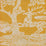 Quadrille Magic Garden Reverse Yellow Fabric Sample 302455T-02