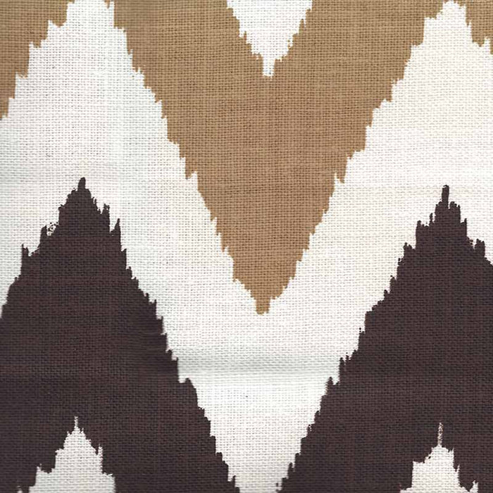 Quadrille Tashkent Ii Camel Brown Fabric Sample 302603F