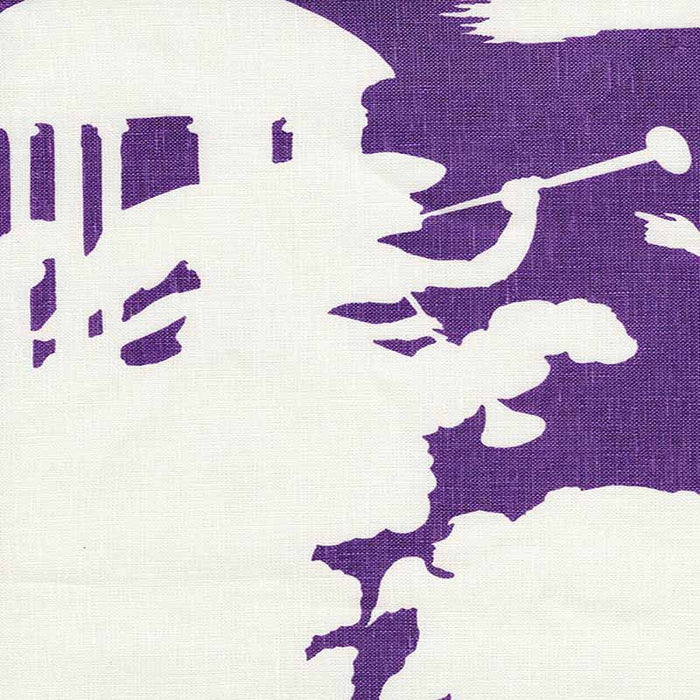 Quadrille Independence Background Purple Fabric 302722F-CU