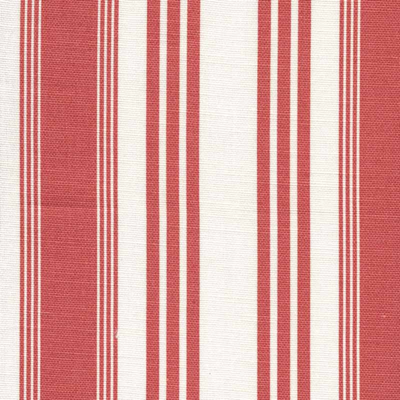 Quadrille Lane Stripe New Shrimp Fabric 302741F