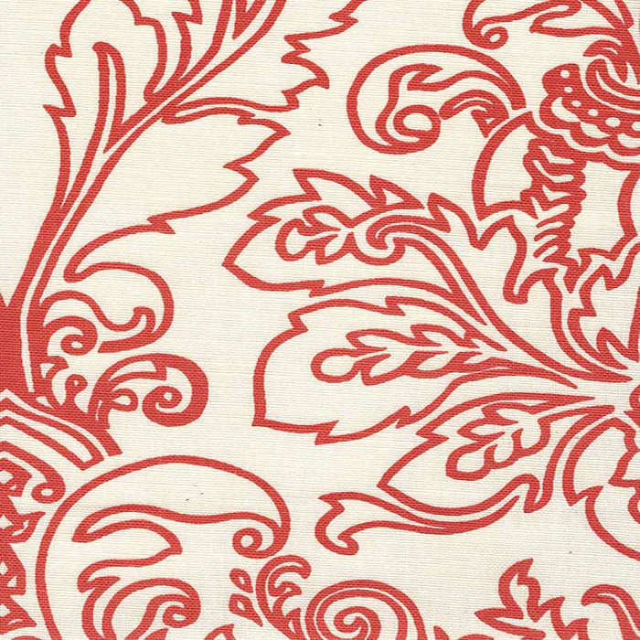 Quadrille Monty Outline Burnt Orange Fabric Sample 302752F