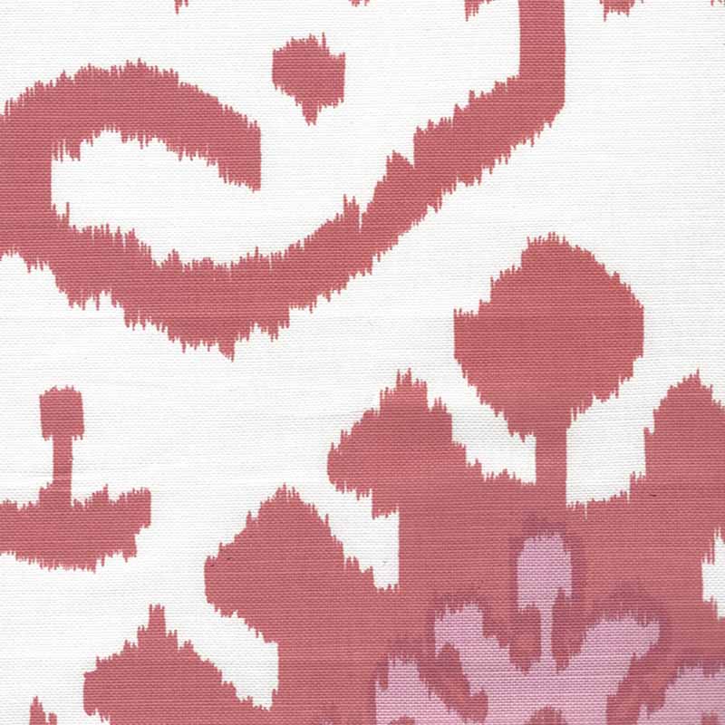 Quadrille Kazak Orange Pink Fabric Sample 302830C-06W