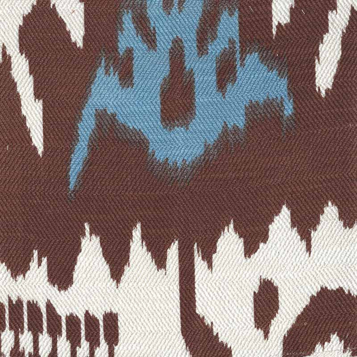 Quadrille Kazak Brown Celeste Fabric Sample 302834F