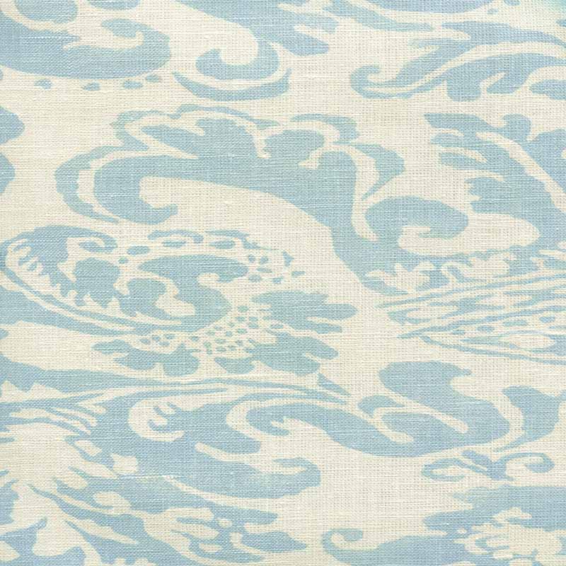 Quadrille Bromonte Neutral Soft Windsor Blue Fabric 302840B-03