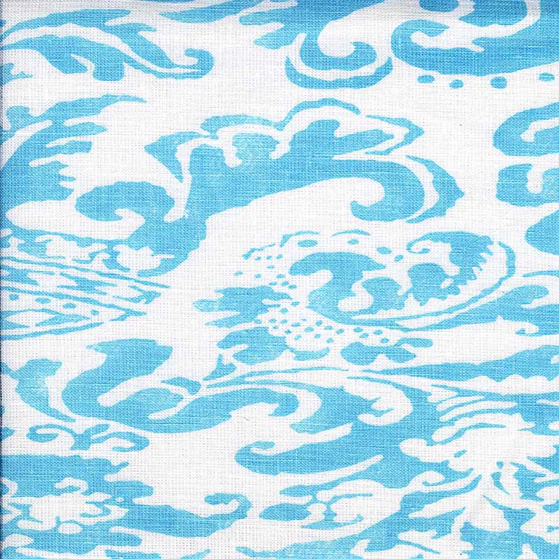 Quadrille Bromonte New Blue Fabric 302848F