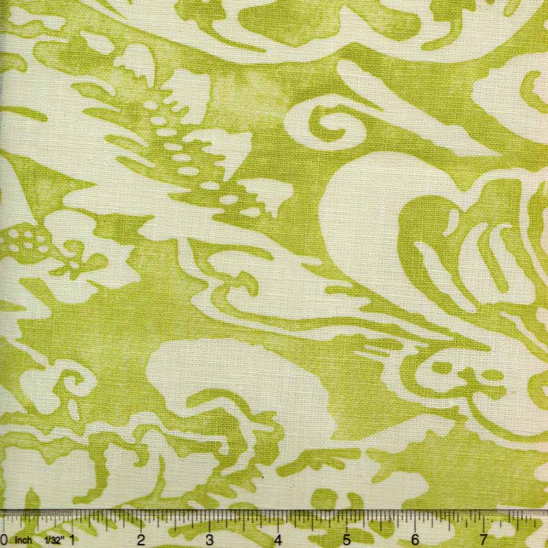 Quadrille Bromonte Reverse Asperge Fabric 302854F