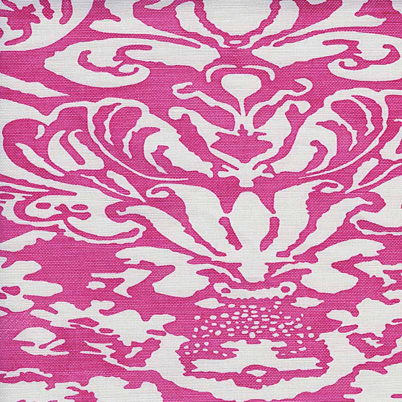 Quadrille Bromonte Reverse Rose Fabric 302855F