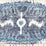 Quadrille Buddakahn Blues Fabric Sample 302872F