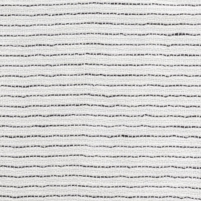 Holly Hunt Great Plains Linen Pinstripe Ink & White Fabric 3029/05