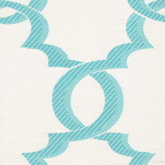 Quadrille El Cid Turquoise Fabric 303700F-02