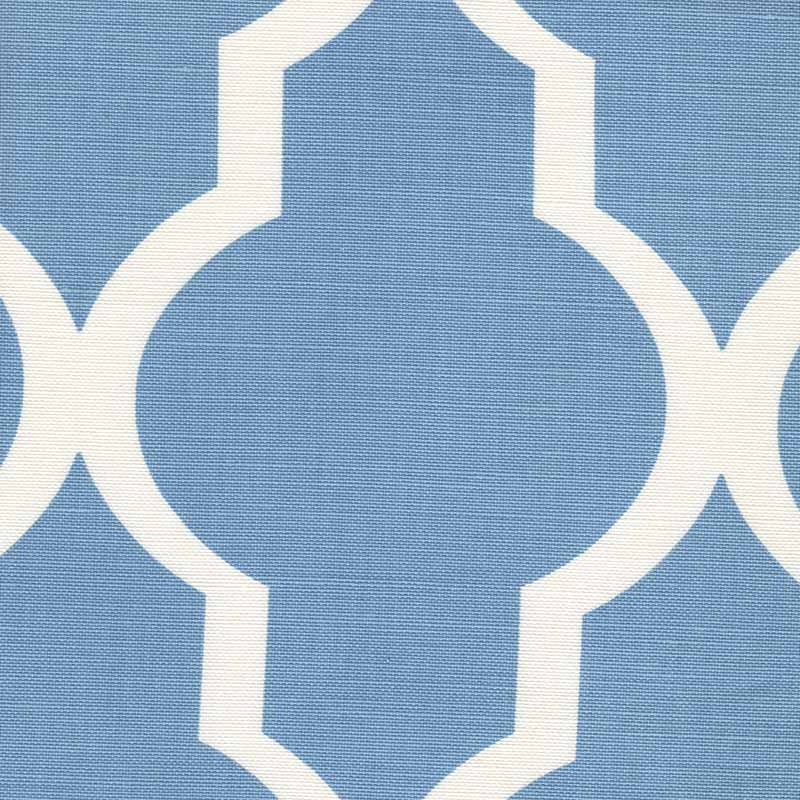 Quadrille Mirador Reverse One Color French Blues Fabric 303715F-01