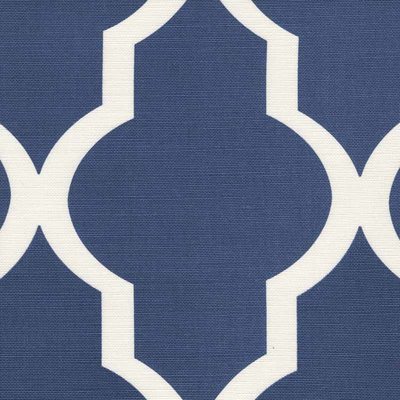 Quadrille Mirador Reverse One Color New Navy Fabric 303715F-09