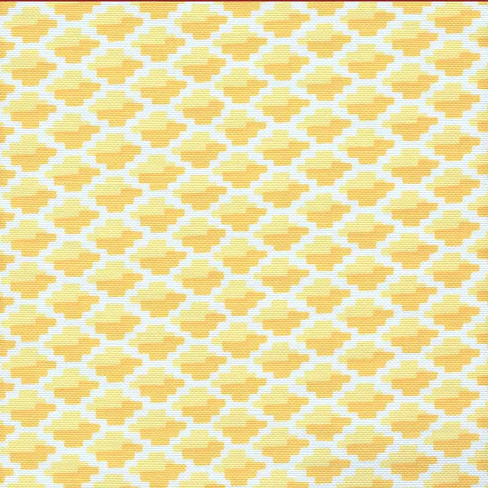 Quadrille Il Gioco Sun Yellow Fabric Sample 303720F-07