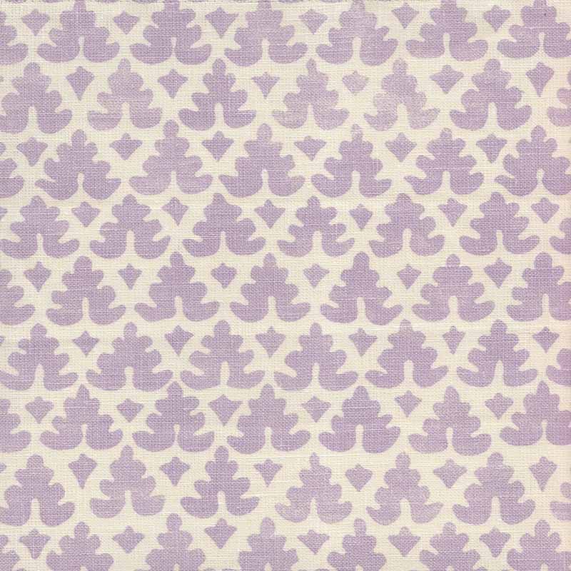 Quadrille Volpi Neutral Soft Lavender Fabric 304040B-05