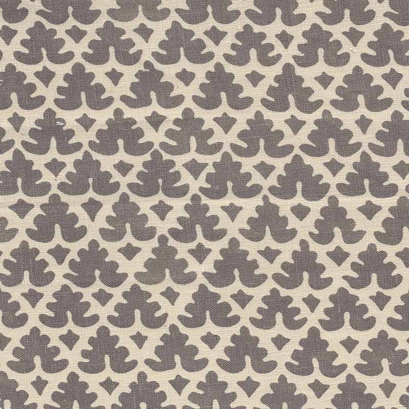 Quadrille Volpi Steel Gray Fabric 304046T