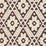 Quadrille Viennese Brown Fabric Sample 305059F