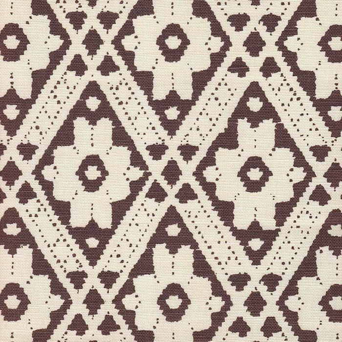 Quadrille Viennese Brown Fabric Sample 305059F