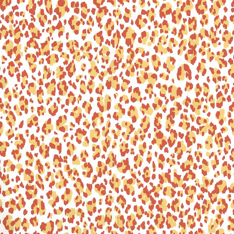 Quadrille Bonaparte Gold Orange Wallpaper 305080AWP